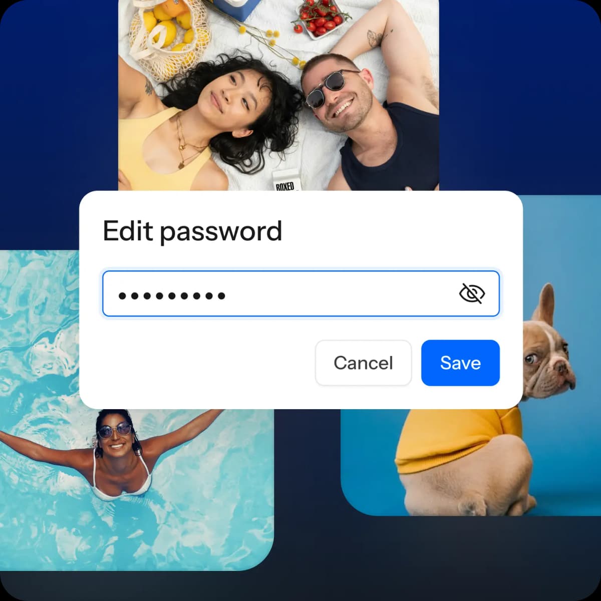 Password protection image